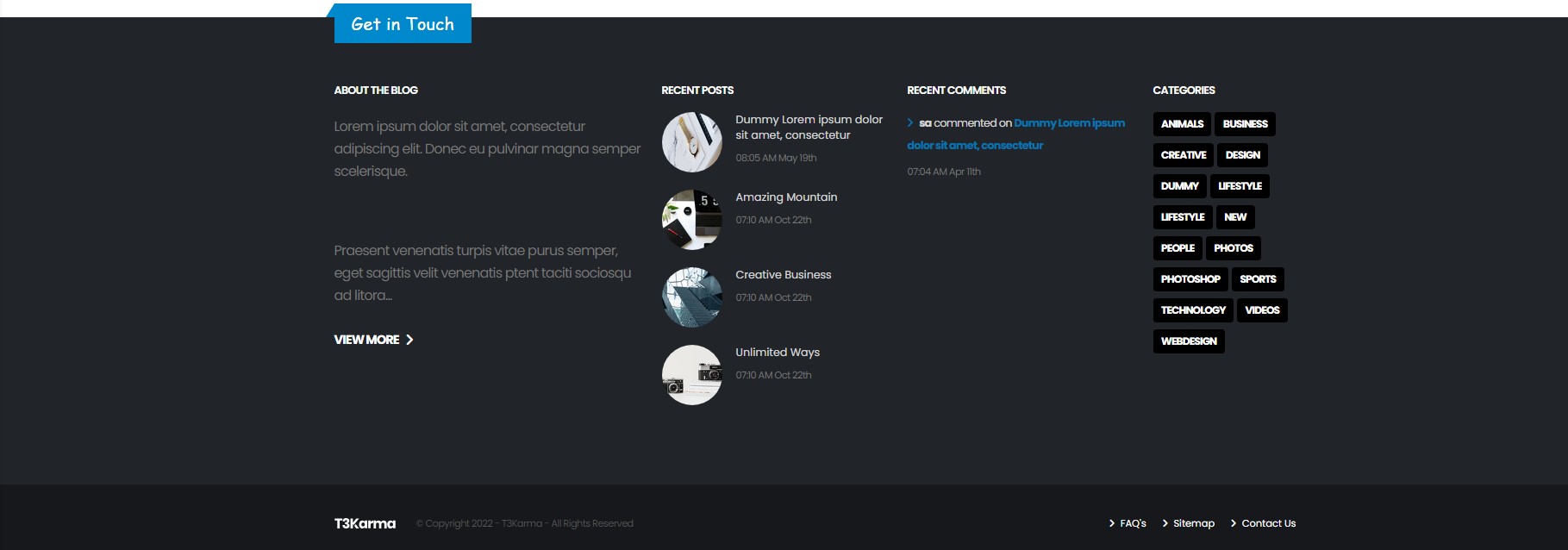 Blog Classic Blog Classic